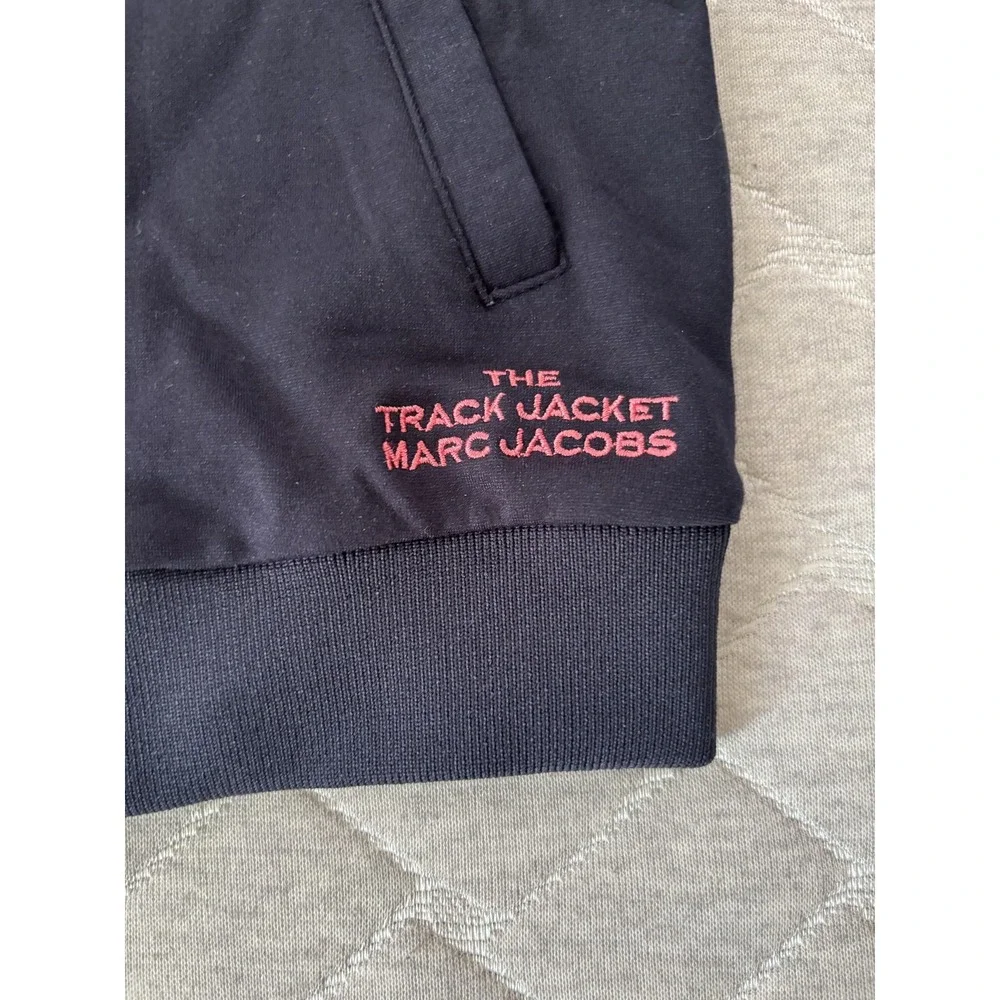 The‎ Marc Jacobs Jacket Girls 8 Navy Track Jacket Logo Tape Zip Bomber Sporty